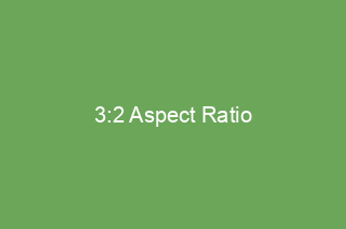 3:2 Aspect Ratio Example