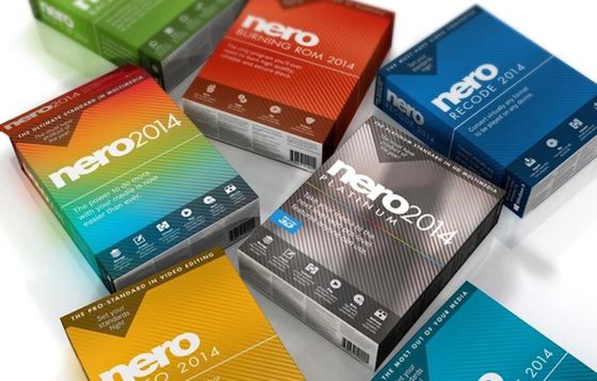 Nero 2014 boxes