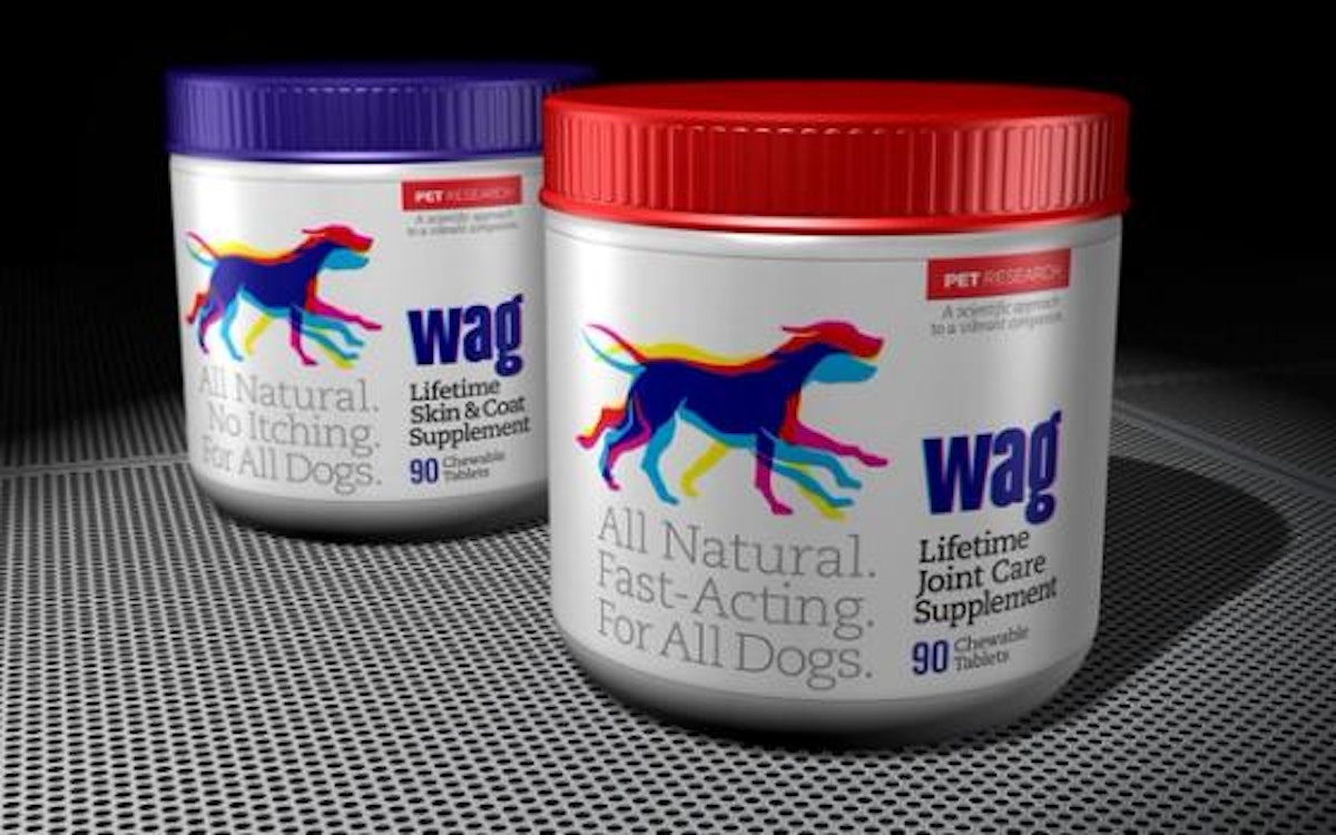 All-Natural pet joint care supplement branding and packaging